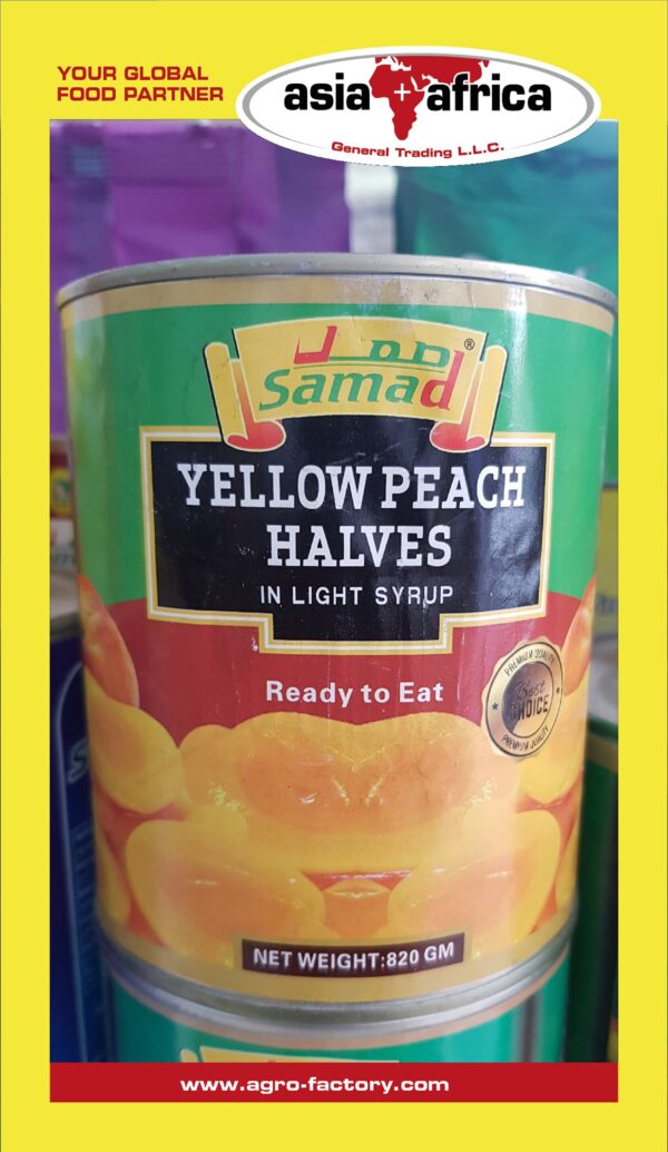 Samad Yellow Peach Halves In light Syrup