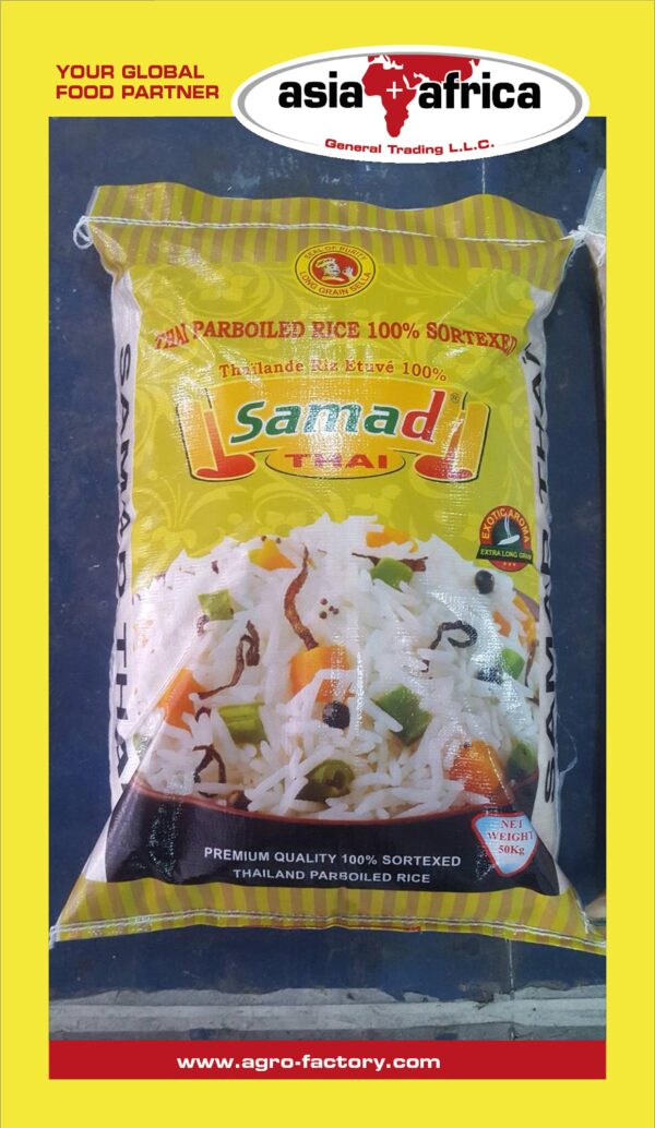 Samad Thai Parboiled Rice 100% Sortexed