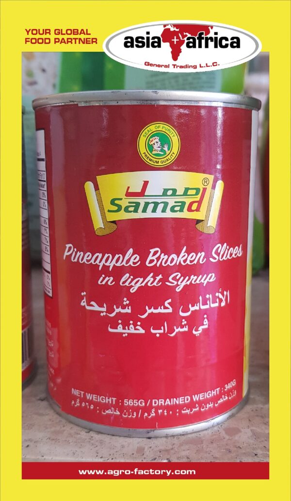 Samad Pineapple Broken Slice In Light Syrup