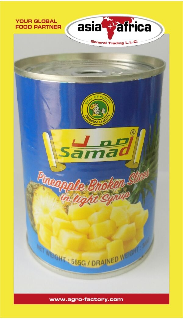 Samad Pineapple Broken Slices In Light Syrup
