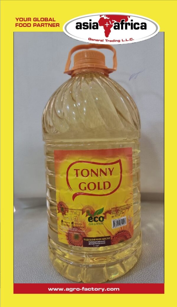 Tonny Gold Sunflower Oil 5liters