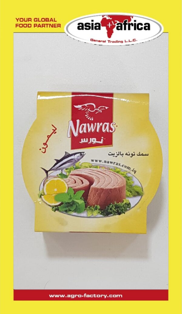 Nawras Tuna In vegetable oil (lemon)