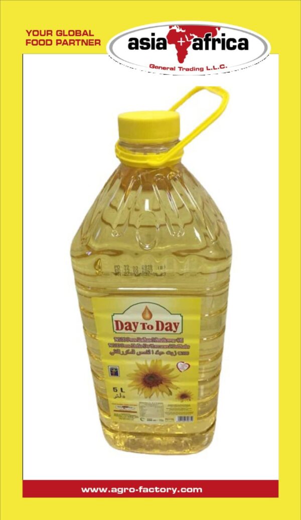 DAY TO DAY 100% PURE REFINED SUNFLOWER OIL 5LITERS