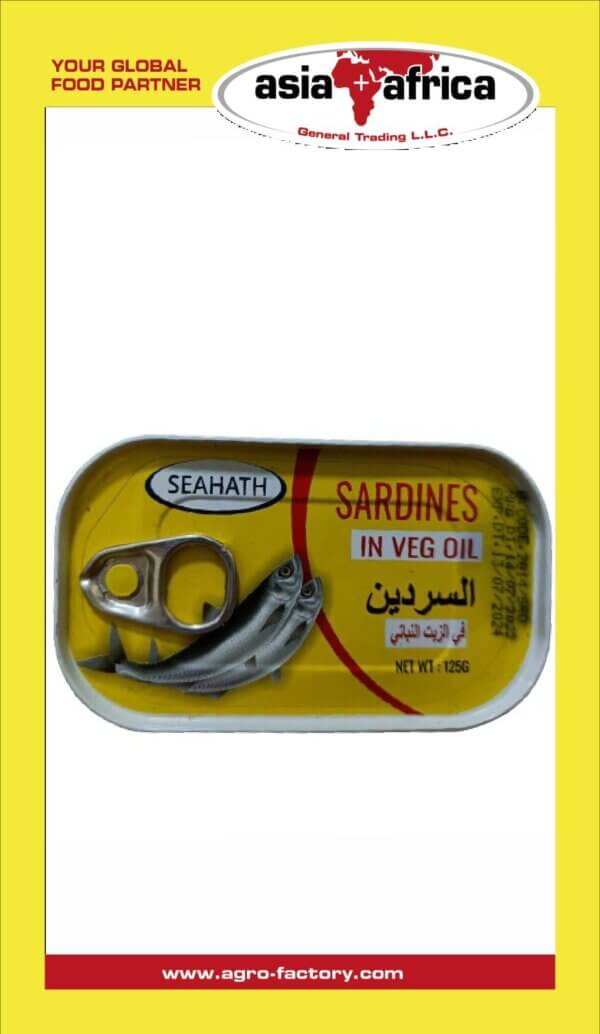 SEAHATH SARDINES IN VEG OIL 125G - Image 2