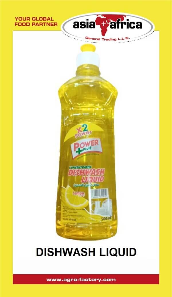 POWER PLUS CONCENTRATED DISHWASH LIQUID