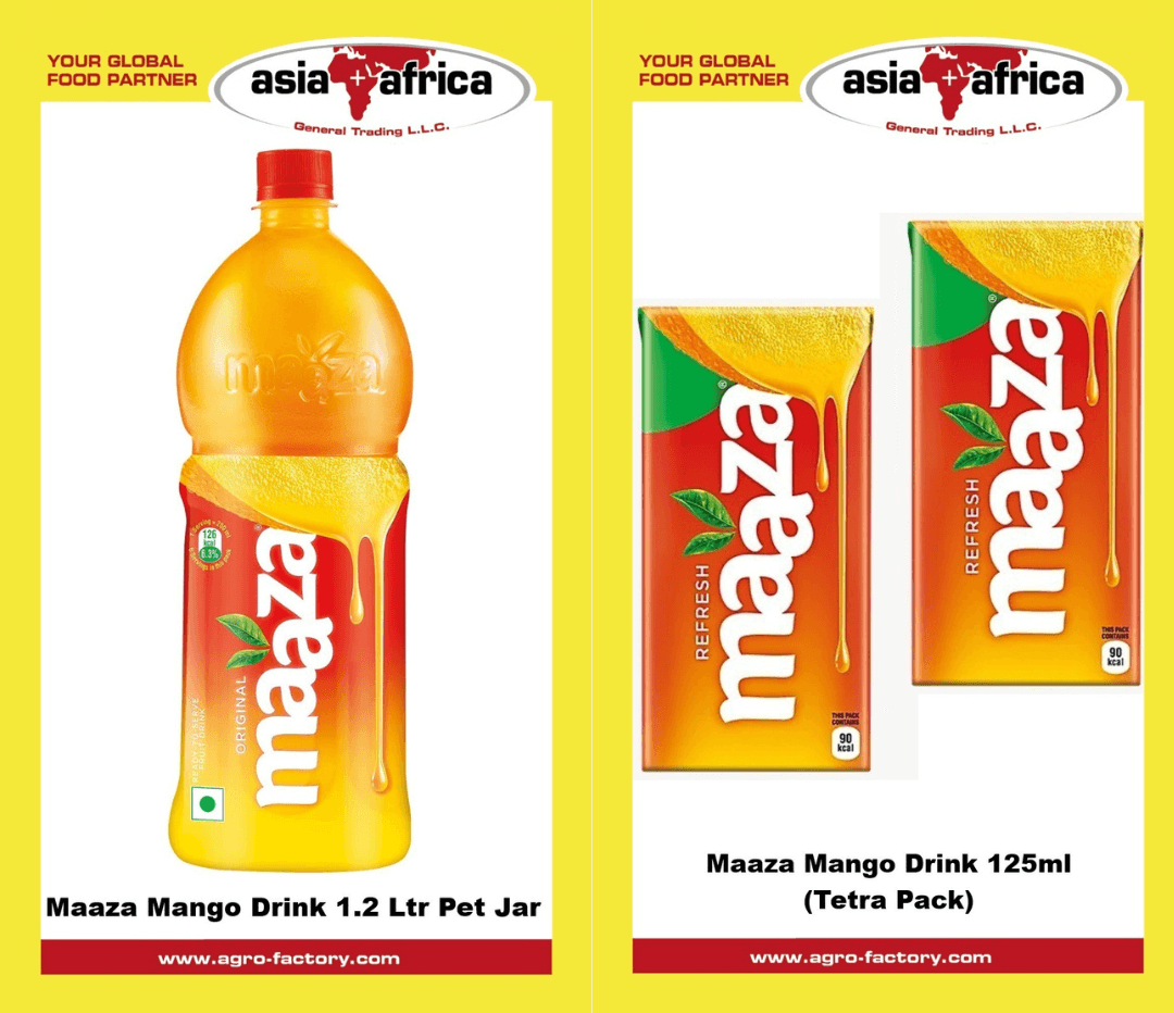 Bulk Maaza Mango Soft Drinks Wholesale Supplier