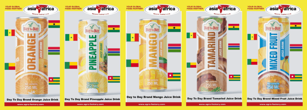 Bulk Canned Fruit Juice Supplier from Vietnam to West Africa