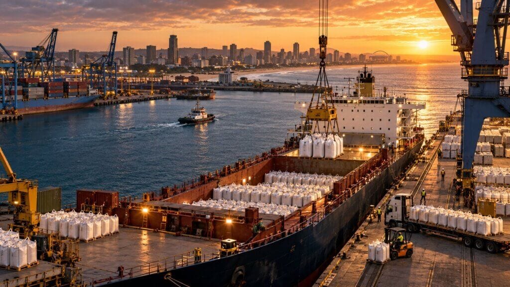 Corn starch dextrose monohydrate maltodextrin supplier CIF Durban Port South Africa food pharmaceutical industry