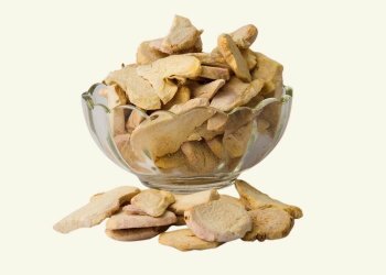 Samad dry ginger slices China origin USD 2835 per MT CIF Port Sudan 40kg PP bag ready cargo